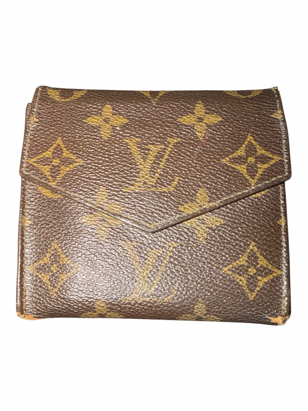 Vintage Louis Vuitton Monogram Porte Monnaie Billets Trifold Wallet 872 AN